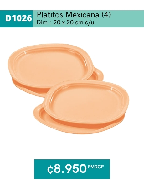 Imagen de Platitos Mexicana (4) (D1026) 