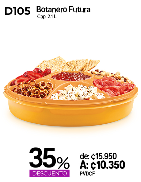 Imagen de Botanero Futura Naranja (D105)