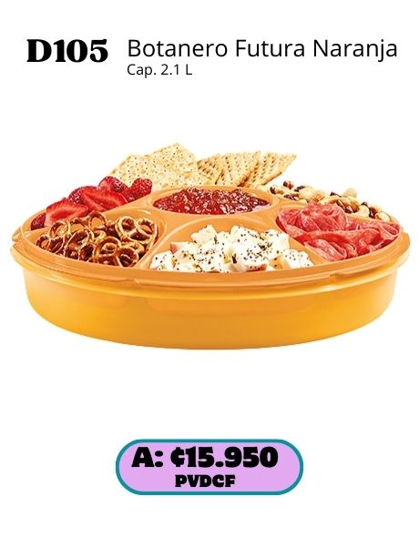 Imagen de Botanero Futura Naranja (D105) 