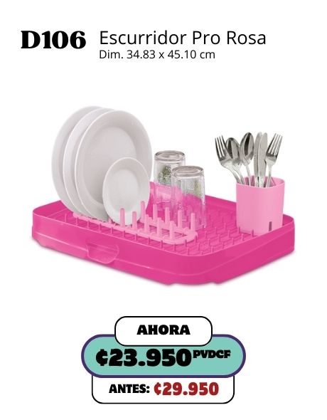 Imagen de Escurridor Pro Rosa (D106) 