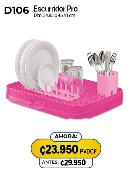 Imagen de Escurridor Pro Rosa (D106) 