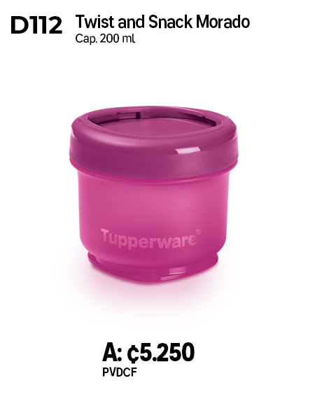 Imagen de Twist N Snack Morado 200 ml (D112)