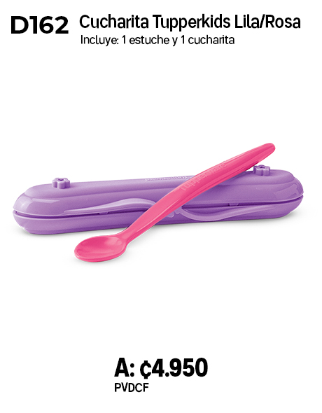 Imagen de Cucharita Tupperkids Lila-Rosa (D162) 