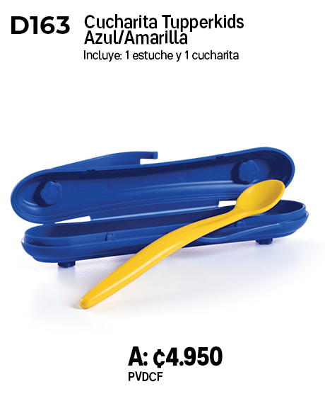 Imagen de Cucharita Tupperkids Azul-Amarilla (D163)