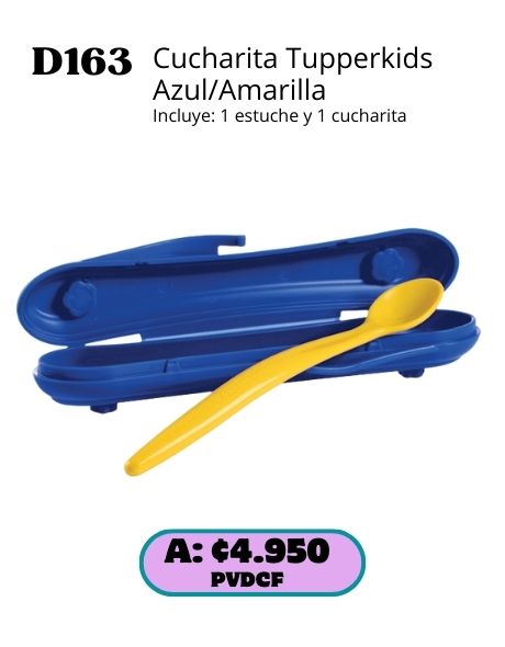 Imagen de Cucharita Tupperkids Azul-Amarilla (D163) 