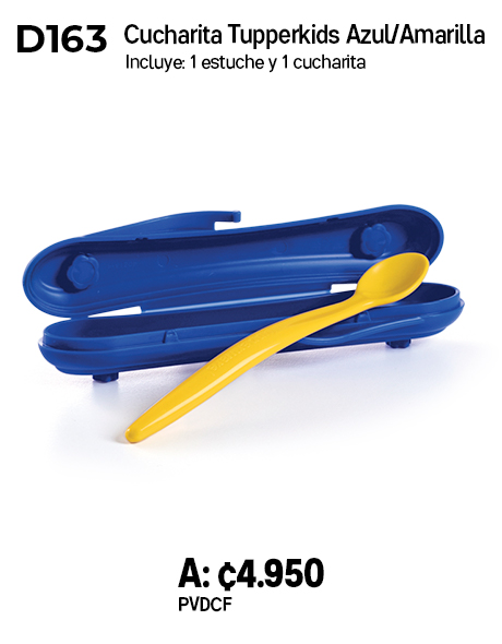 Imagen de Cucharita Tupperkids Azul-Amarilla (D163) 