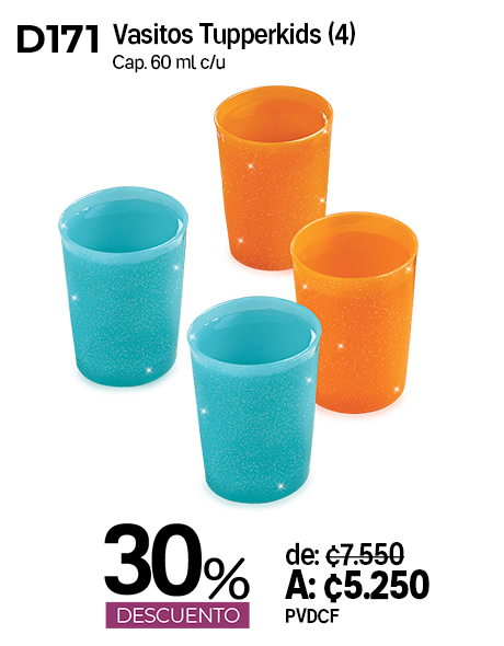 Imagen de Vasitos Tupperkids (4) (D171)