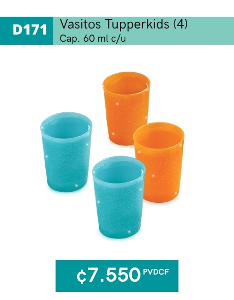 Imagen de Vasitos Tupperkids (4) (D171) 