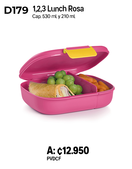 Imagen de 1,2,3 Lunch Rosa (D179)