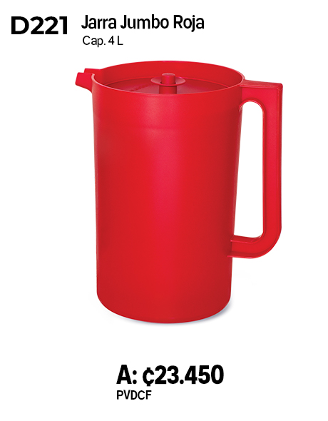 Imagen de Jarra Jumbo Roja (D221)