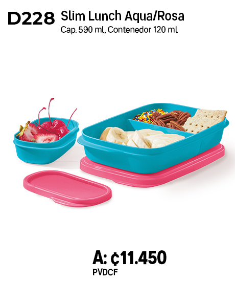 Imagen de Slim Lunch Aqua-Rosa (D228)