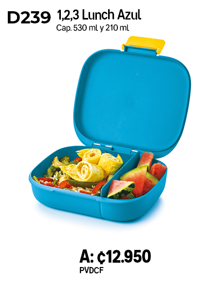 Imagen de 1,2,3 Lunch Azul (D239)