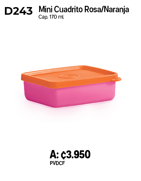 Imagen de Mini Cuadrito Rosa-Naranja (D243) 