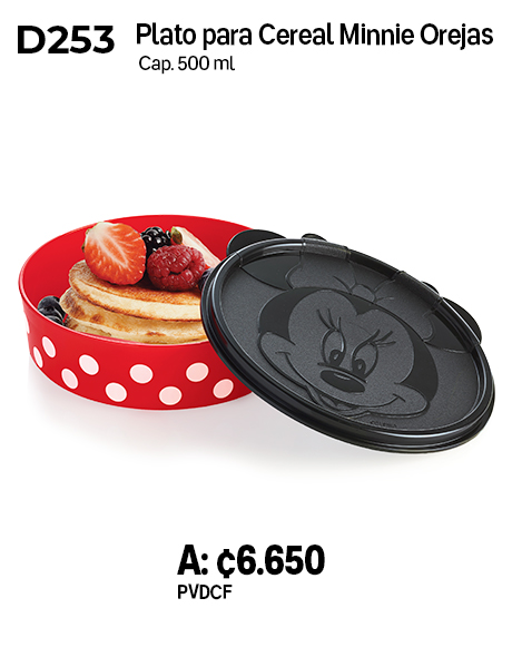 Imagen de Plato para Cereal Minnie Orejas (D253)