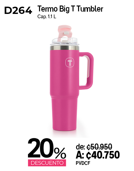 Imagen de Big T Termo Rosa 1.1 L (D264)