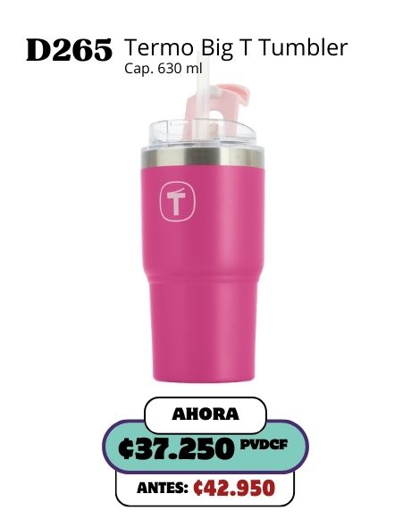 Imagen de Big T Termo Rosa 630 ml (D265) 