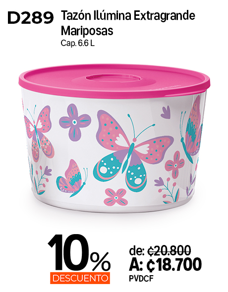 Imagen de Tazón Ilúmina Extragrande Mariposa (D289)