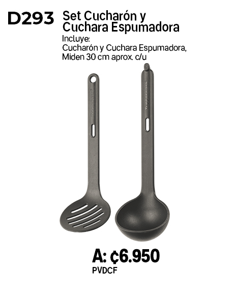 Imagen de Set Cucharón y Cuchara Espumadora (D293)