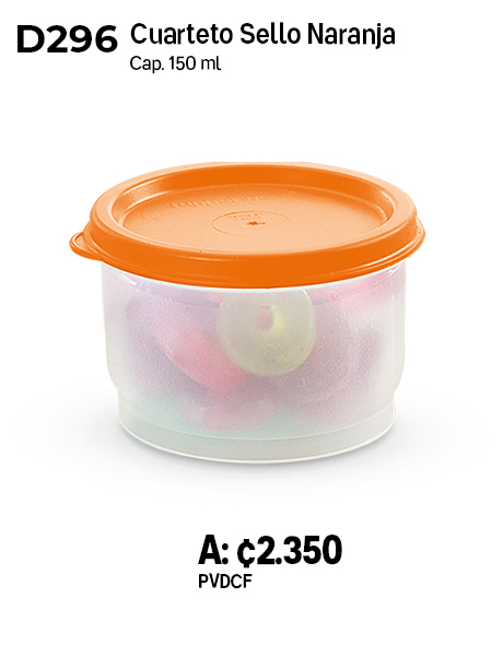 Imagen de Cuarteto Nat-Naranja (D296)