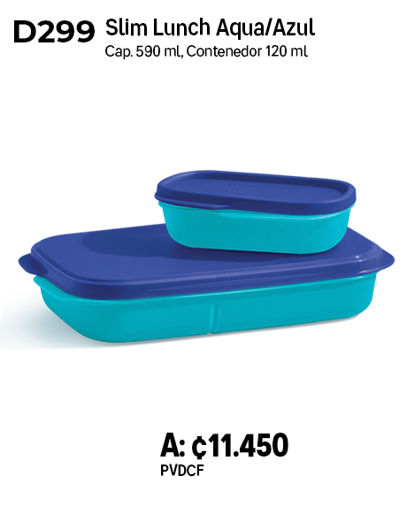 Imagen de Slim Lunch Aqua-Azul (D299)