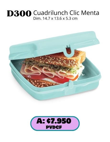 Imagen de Cuadrilunch Click Menta (D300) 