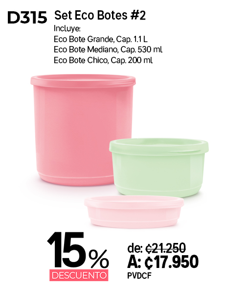Imagen de Set Eco Botes #2 (D315)