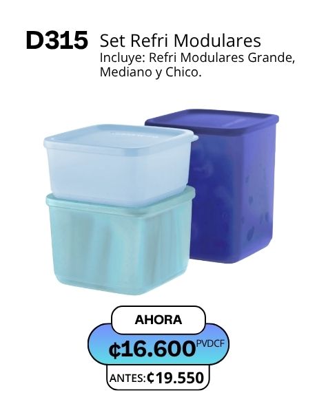 Imagen de Set Refri Modulares Azules (D315) 