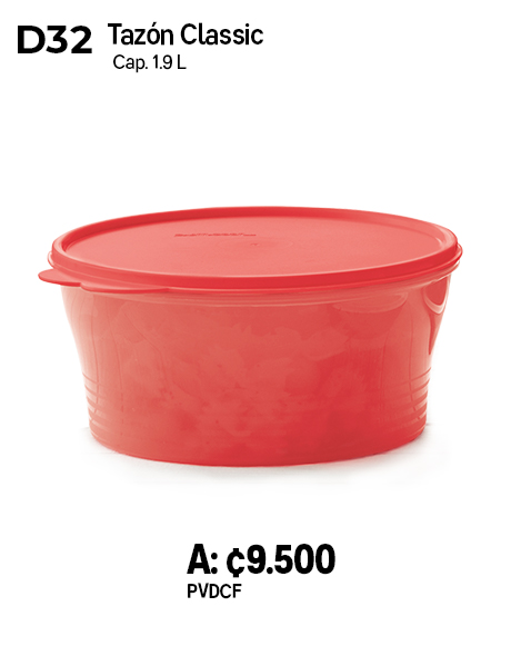 Imagen de Tazon Classic Rojo 1.9 L (D32)