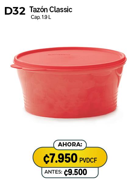 Imagen de Tazon Classic Rojo 1.9 L (D32) 