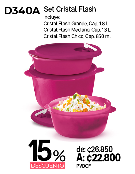 Imagen de Set Cristal Flash (D340A)