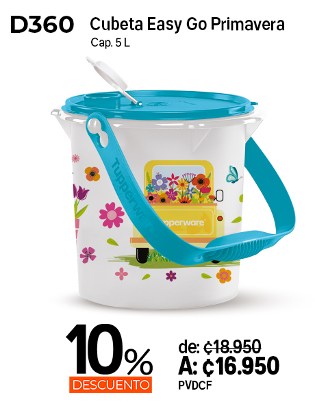 Imagen de Cubeta Easy Go Primavera (D360)
