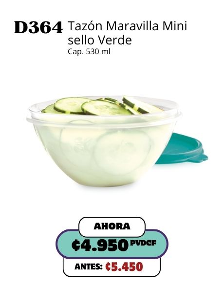 Imagen de Tazón Maravilla Mini sello Verde (D364) 