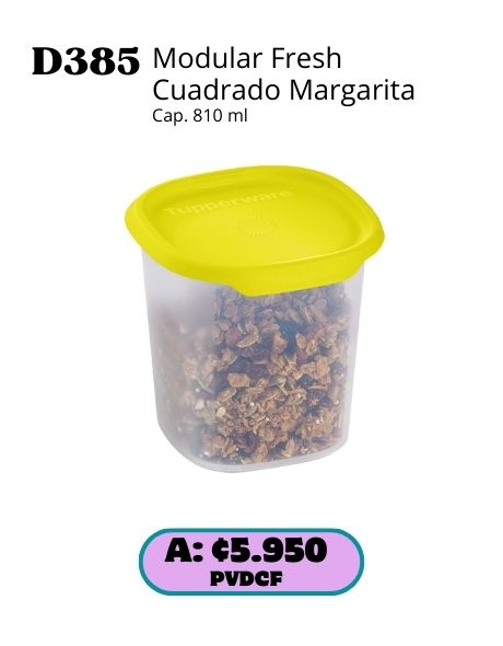 Imagen de Modular Fresh Cuadrado Margarita 810 ml (D385) 
