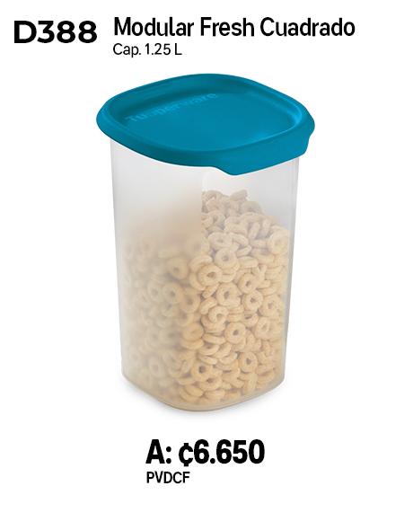 Imagen de Modular Fresh Cuadrado Azul 1.25 L (D388)