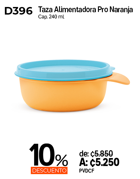 Imagen de Taza Alimentadora Pro Naranja (D396)