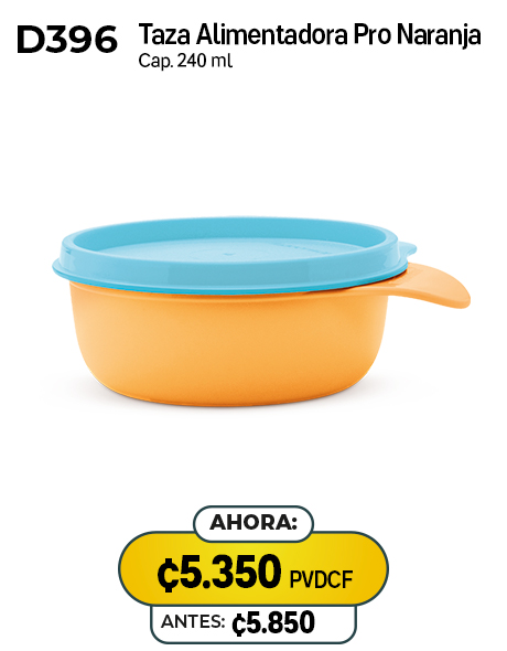 Imagen de Taza Alimentadora Pro Naranja (D396) 