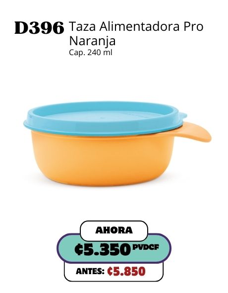 Imagen de Taza Alimentadora Pro Naranja (D396) 