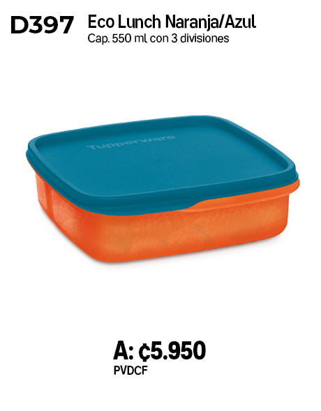 Imagen de Eco Lunch Naranja/Azul (D397)