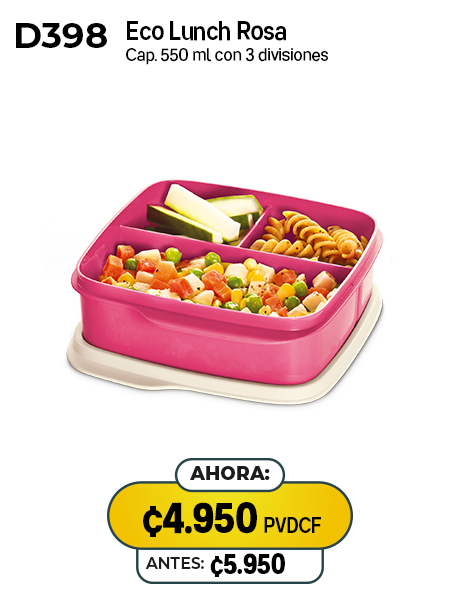 Imagen de Eco Lunch Rosa (D398) 