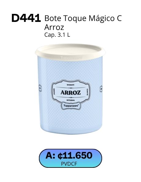 Imagen de Bote Toque Mágico C Arroz (D441) 