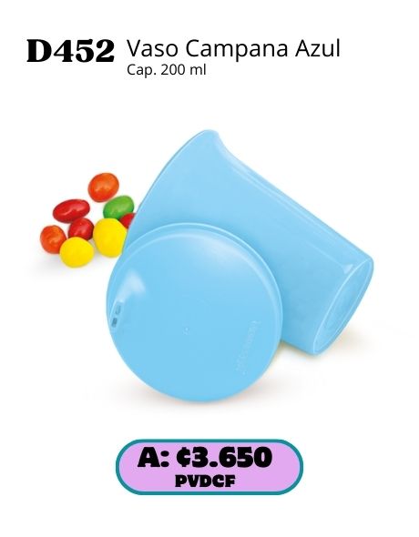 Imagen de Vaso Campana Azul (D452) 