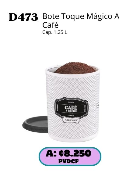 Imagen de Bote Toque Mágico A Café (D473) 
