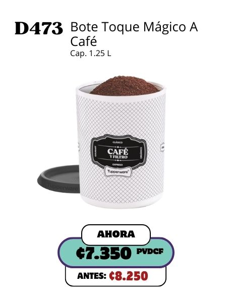 Imagen de Bote Toque Mágico A Café (D473) 