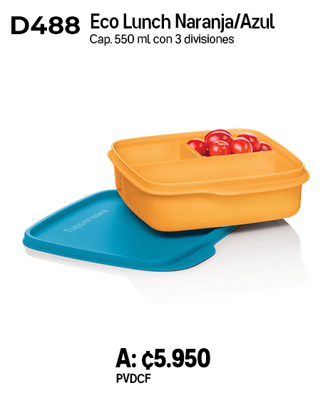 Imagen de Eco Lunch Naranja/Azul (D488) 