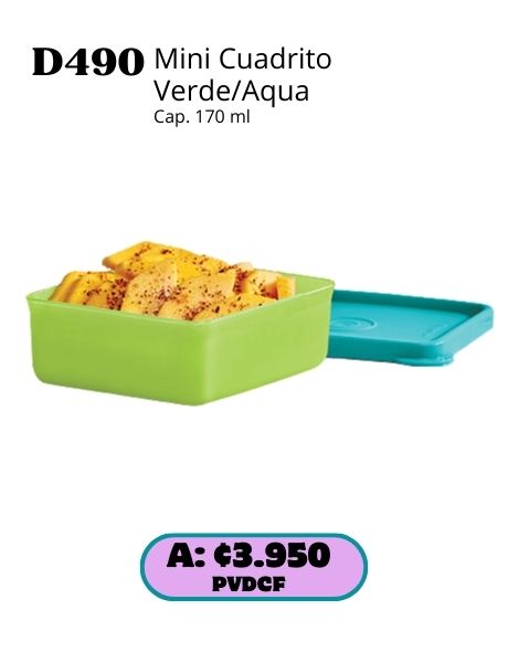 Imagen de Mini Cuadrito Verde-Aqua (D490) 