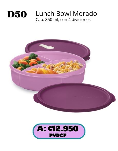 Imagen de Lunch Bowl Morado (D50) 