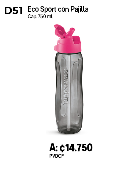 Imagen de Eco Sport Rosa con Pajilla (D51)