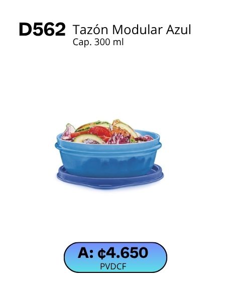 Imagen de Tazón Modular Azul 300 ml (D562) 