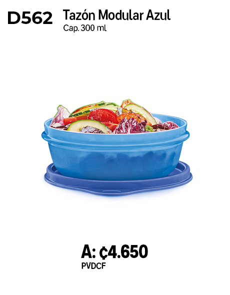 Imagen de Tazón Modular Azul 300 ml (D562) 