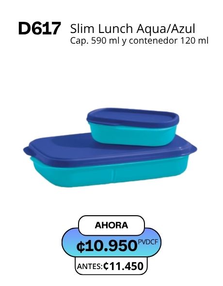 Imagen de Slim Lunch Aqua/Azul (D617) 